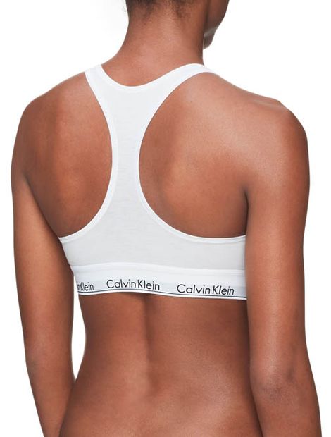 Calvin Klein Conjunto de bralette y bikini de algodón moderno para mujer, XS